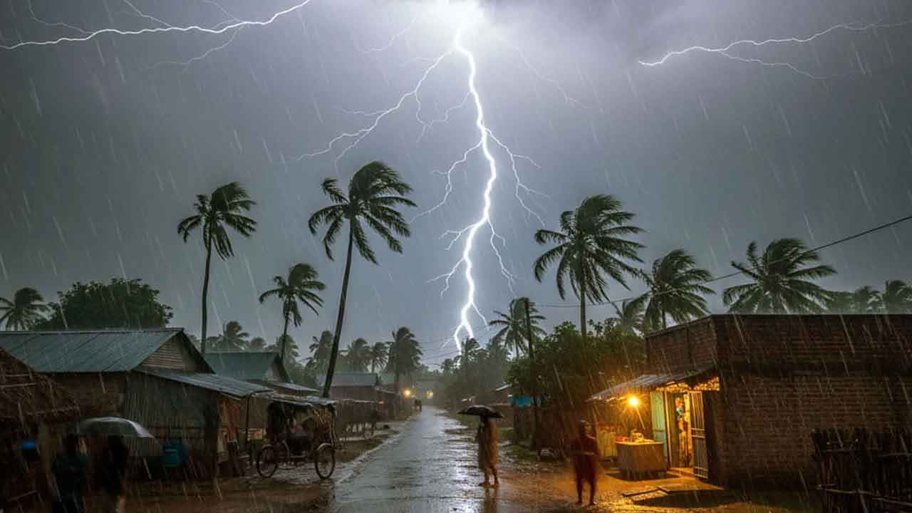 সারাদেশে ৪ দিন বৃষ্টির সঙ্গে বজ্রপাতের পূর্বাভাস