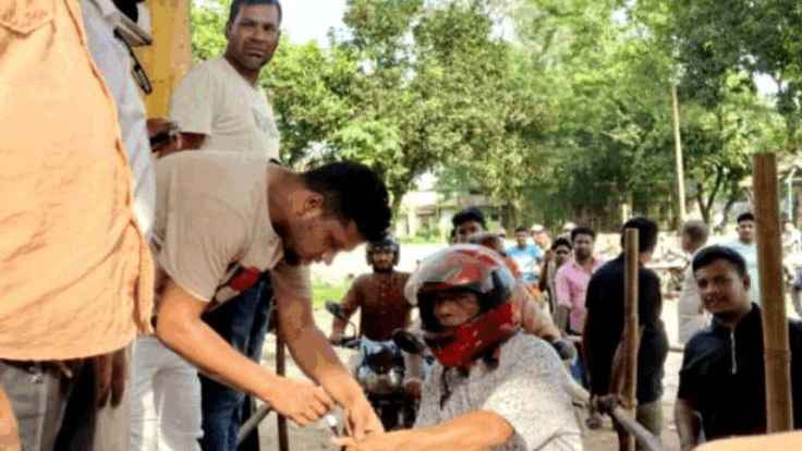 রংপুরে আঙুলে কালি দিলেই মিলছে জ্বালানি