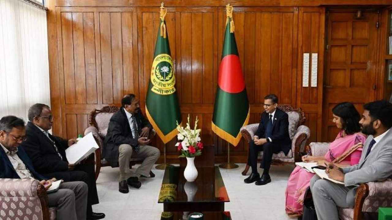 স্পিকারের সঙ্গে ভারতীয় হাইকমিশনারের বিদায়ী সাক্ষাৎ