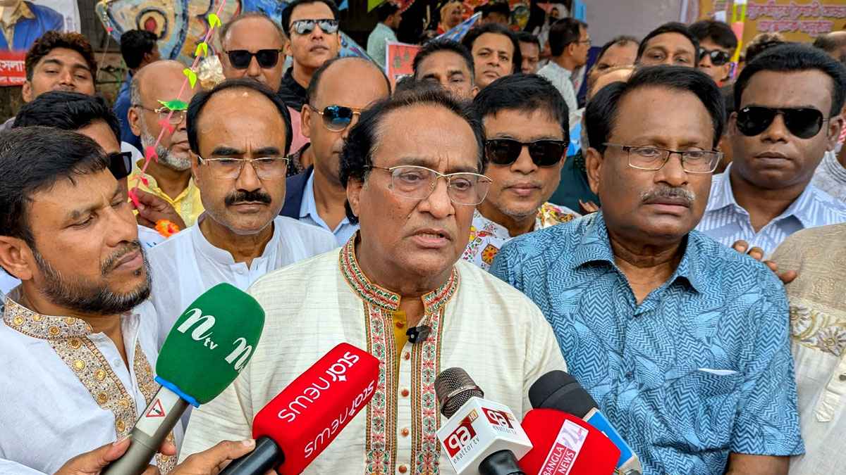 State Minister for Cultural Affairs, Ali Newaz Mahmud Khaiyam.