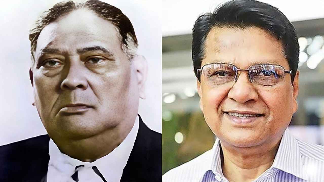 শেরে বাংলা এ কে ফজলুল হকের কোলে বসে ‘মুখ ও মুখোশ’ দেখেন আলমগীর