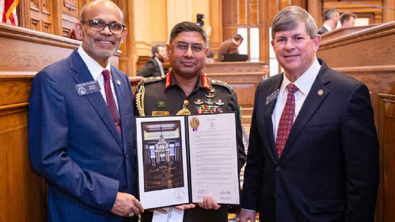 শান্তিরক্ষায় অবদানের জন্য জর্জিয়া অঙ্গরাজ্যের সম্মাননা পেল বাংলাদেশ