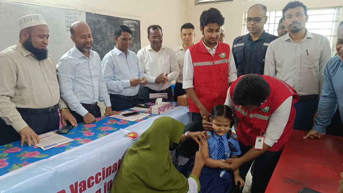 ব্রাহ্মণবাড়িয়ায় সাড়ে ৫ লাখ শিশুকে দেওয়া হবে হামের টিকা