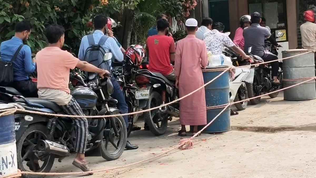 দাম বাড়লেও ব্রাহ্মণবাড়িয়ায় জ্বালানি তেলের সংকট কাটেনি