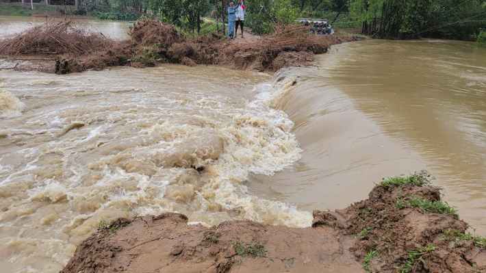 মৌলভীবাজারে পাহাড়ি ঢলে ৩০ গ্রাম প্লাবিত, ফসলের ব্যাপক ক্ষয়ক্ষতি