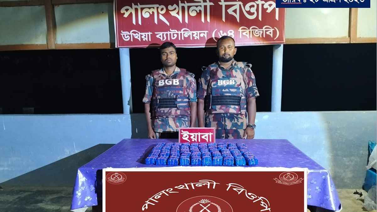 সীমান্তে এক লাখ ইয়াবা ফেলে মিয়ানমারে পালাল পাচারকারী