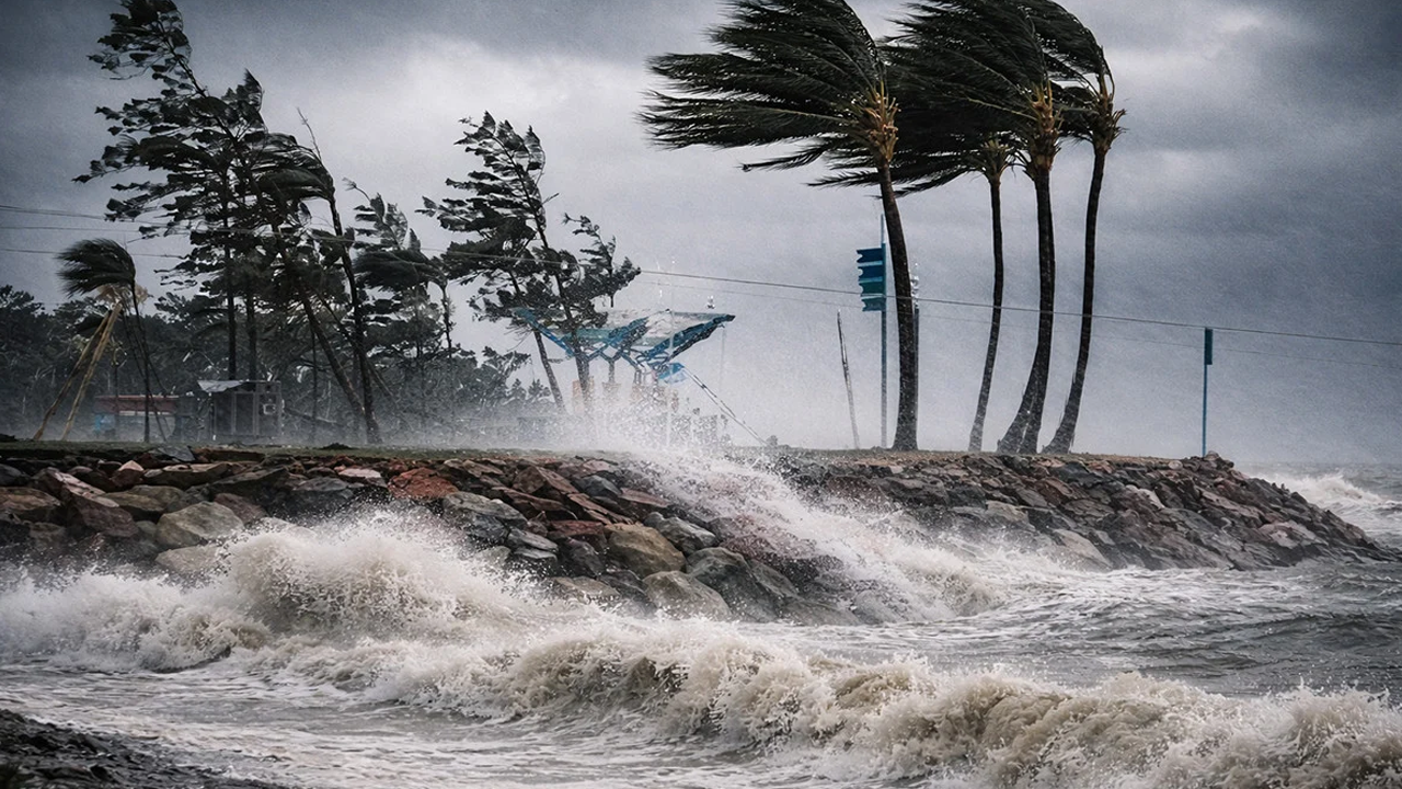 সন্ধ্যার মধ্যে ১২ অঞ্চলে ৬০ কিমি বেগে ঝড়ের শঙ্কা