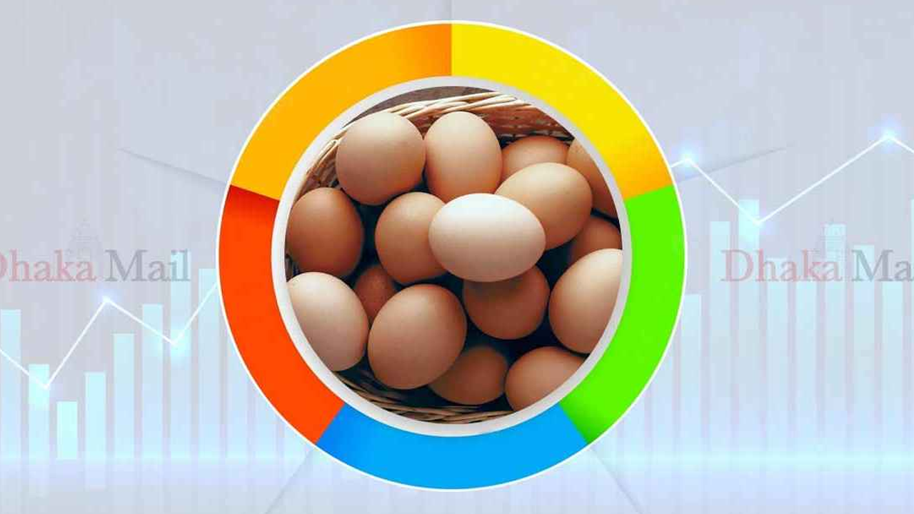 উৎপাদন কমায় সরবরাহে টান, ডিমের দামে ঊর্ধ্বগতি 