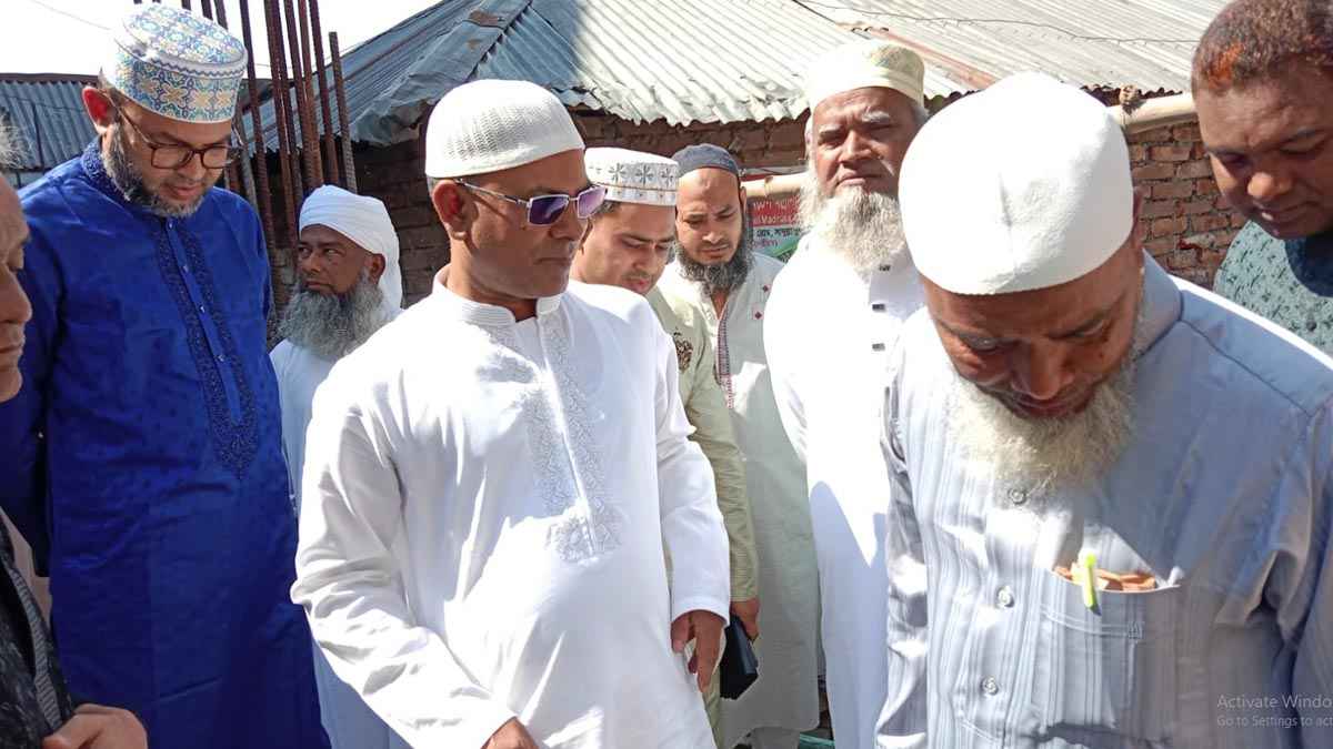 মসজিদের লিফটের কাজের উদ্বোধন করলেন দুদক মহাপরিচালক