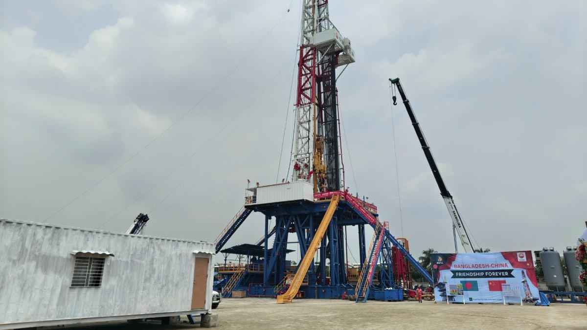 ব্রাহ্মণবাড়িয়ায় দেশের প্রথম গভীর অনুসন্ধান কূপ খনন শুরু
