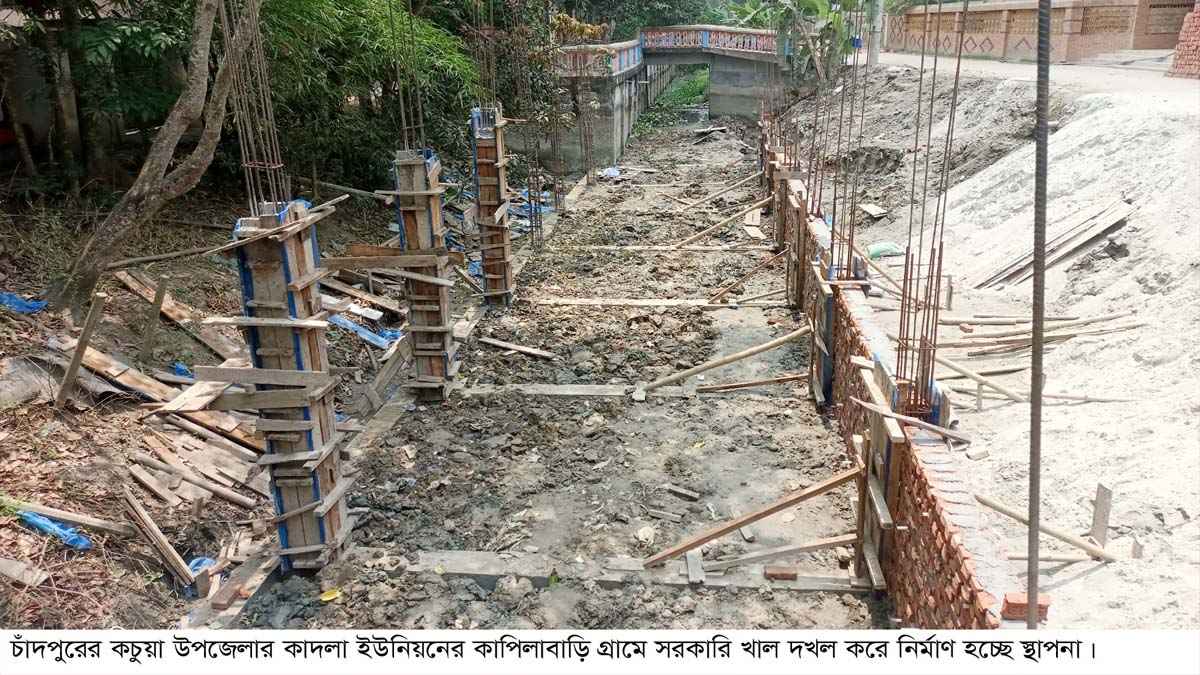 সরকারি খাল দখল, তদন্ত করে প্রতিবেদন দিতে ওসিকে বিচারকের আদেশ