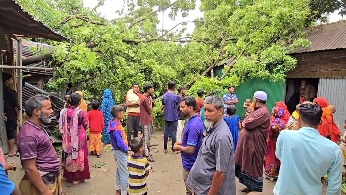 কালবৈশাখীর তাণ্ডবে লণ্ডভণ্ড ঠাকুরগাঁও, ঘরবাড়ি বিধ্বস্ত