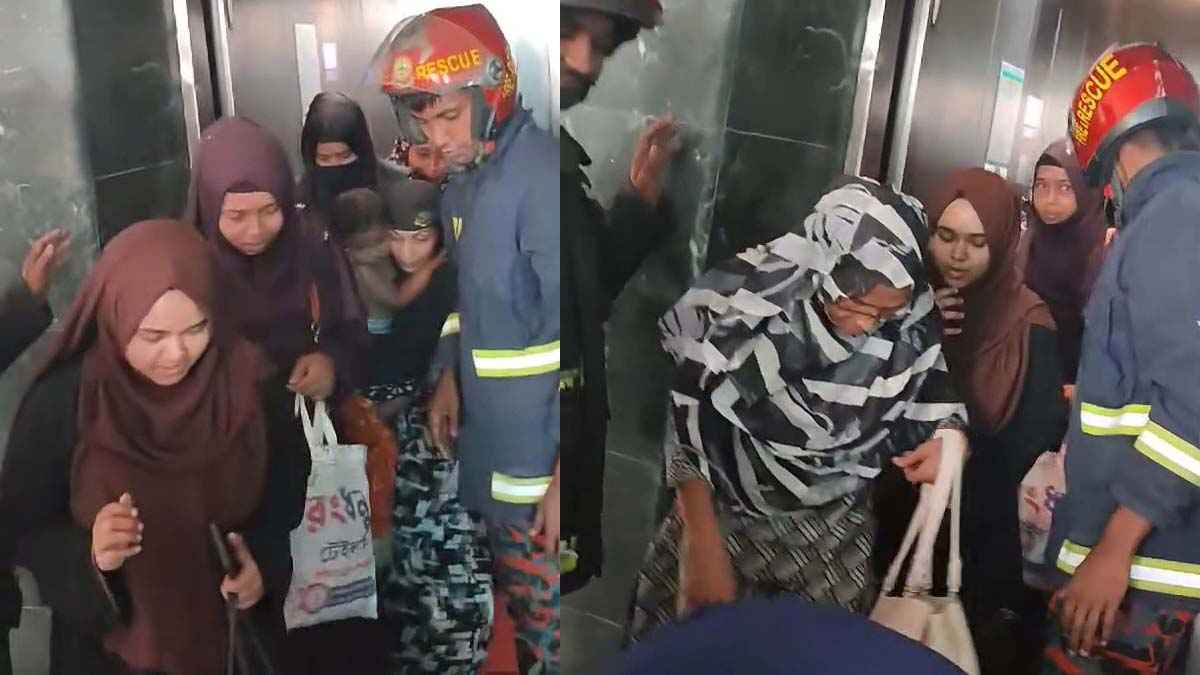 মাদারীপুরে লিফটে আটকে থাকা শিশুসহ ৮ জনকে দেড় ঘণ্টা পর উদ্ধার