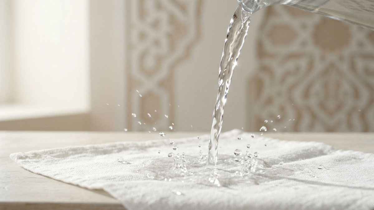 কাপড়ে নাপাকি লাগলে পবিত্র করার সঠিক নিয়ম