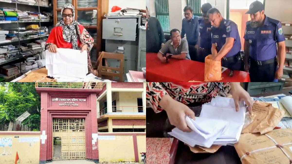 নাটোরে দুই কলেজ শিক্ষকের নামে ডাকযোগে এলো কাফনের কাপড়