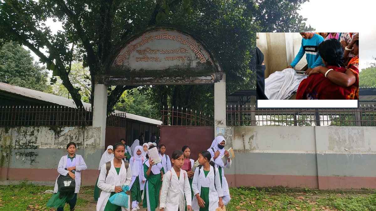 স্কুলে পৌঁছে বাইসাইকেল থেকে নেমেই ছাত্রীর মৃত্যু