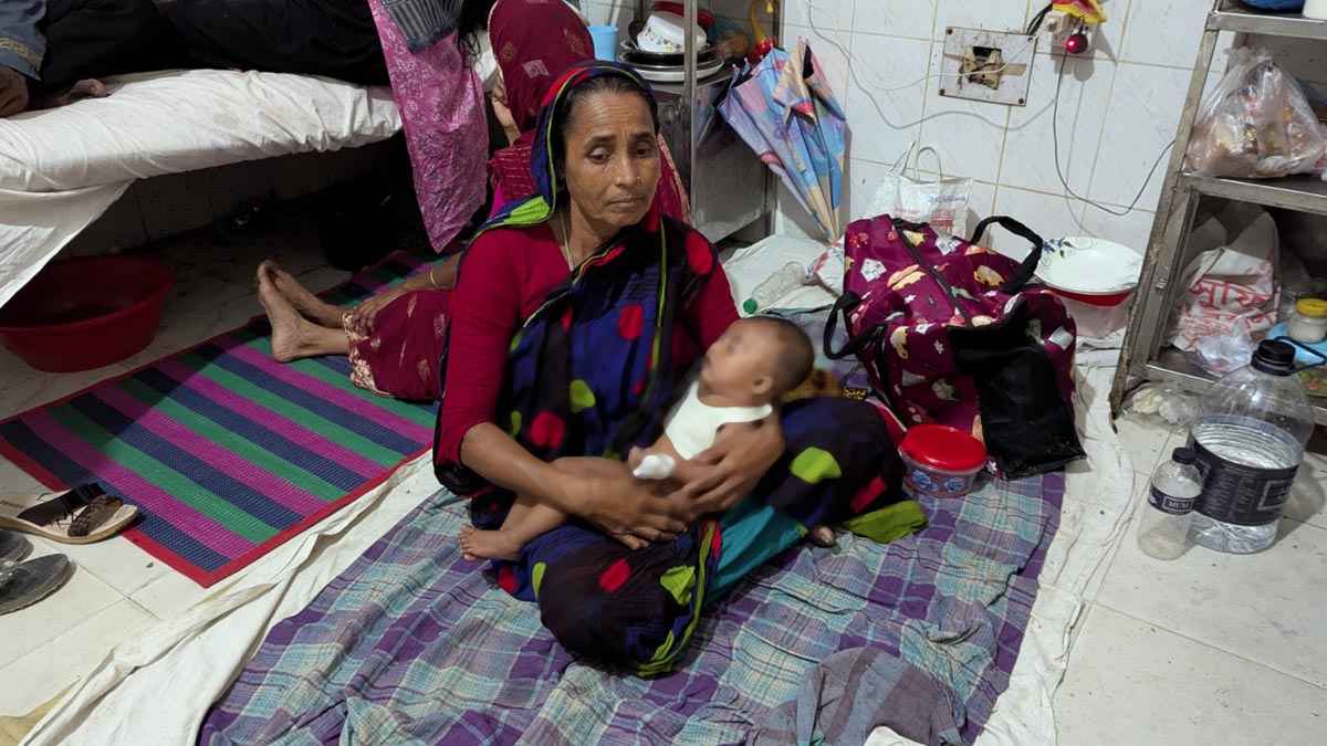 হামের উপসর্গ নিয়ে রাজবাড়ী সদর হাসপাতালে ভর্তি ১২ শিশু