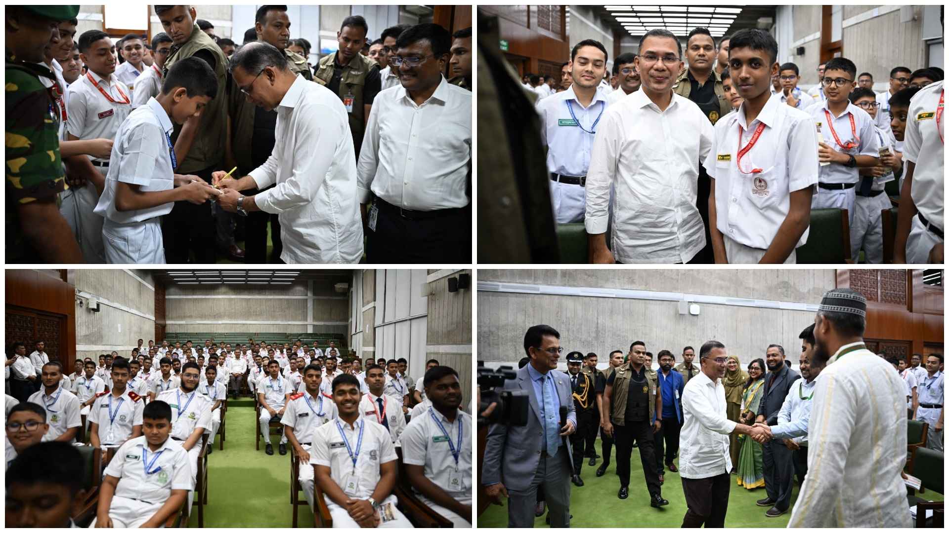 নিজ কলেজের অনুজদের সঙ্গে প্রধানমন্ত্রীর স্মৃতিচারণ