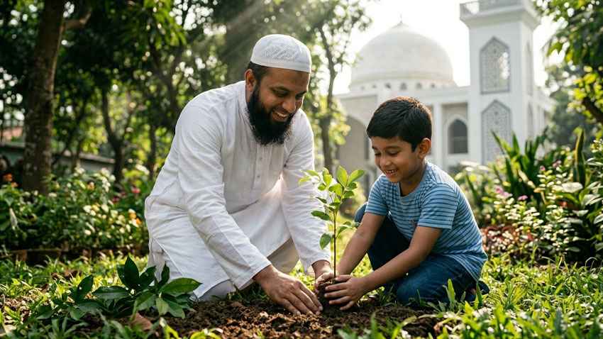 প্লাস্টিক বর্জন ও বৃক্ষরোপণ: পরিবেশ রক্ষায় ইসলামের কালজয়ী নির্দেশনা