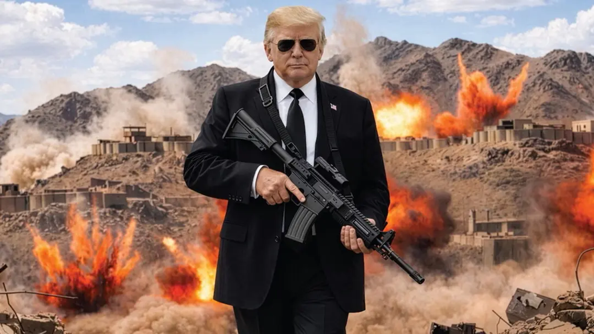 অস্ত্র হাতে ছবি পোস্ট করে ইরানি নেতাদের হুমকি ট্রাম্পের