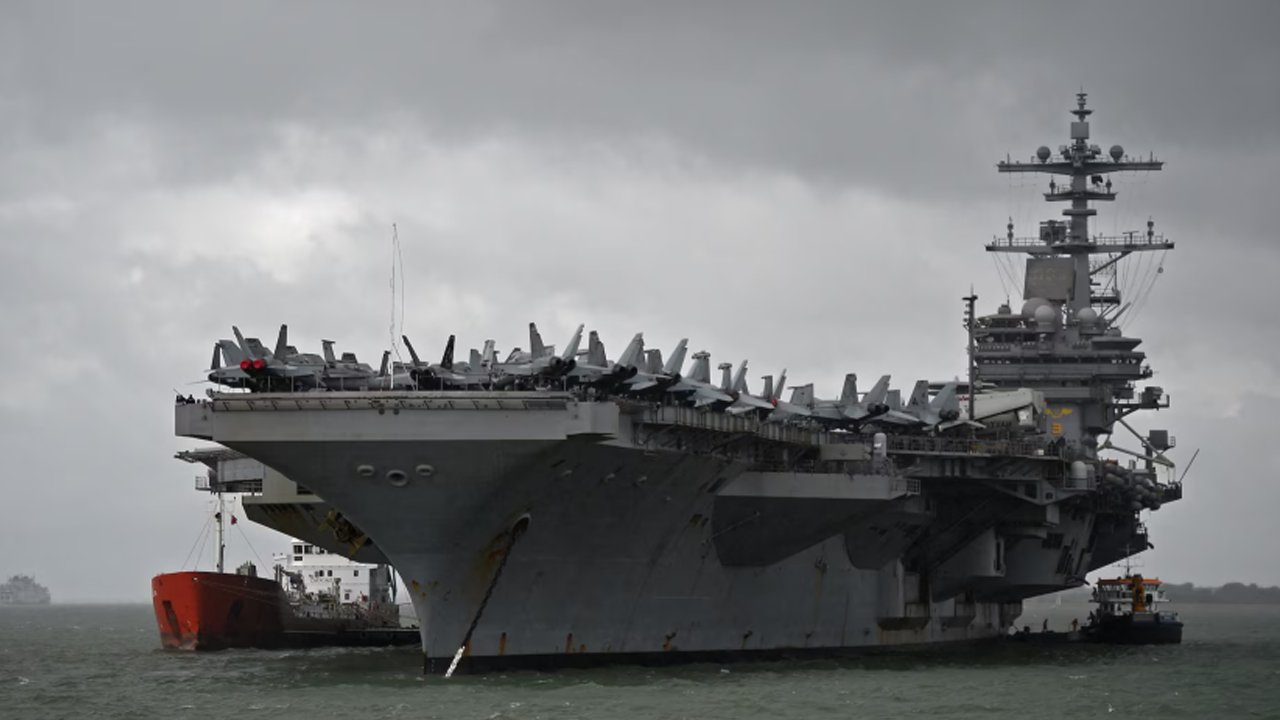 মধ্যপ্রাচ্যে এগোচ্ছে যুক্তরাষ্ট্রের আরও এক বৃহত্তম রণতরী