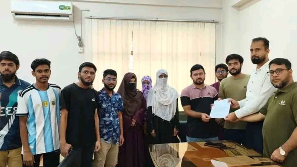 নিরাপদ ক্যাম্পাসের দাবিতে যবিপ্রবিতে ১০ দফা স্মারকলিপি
