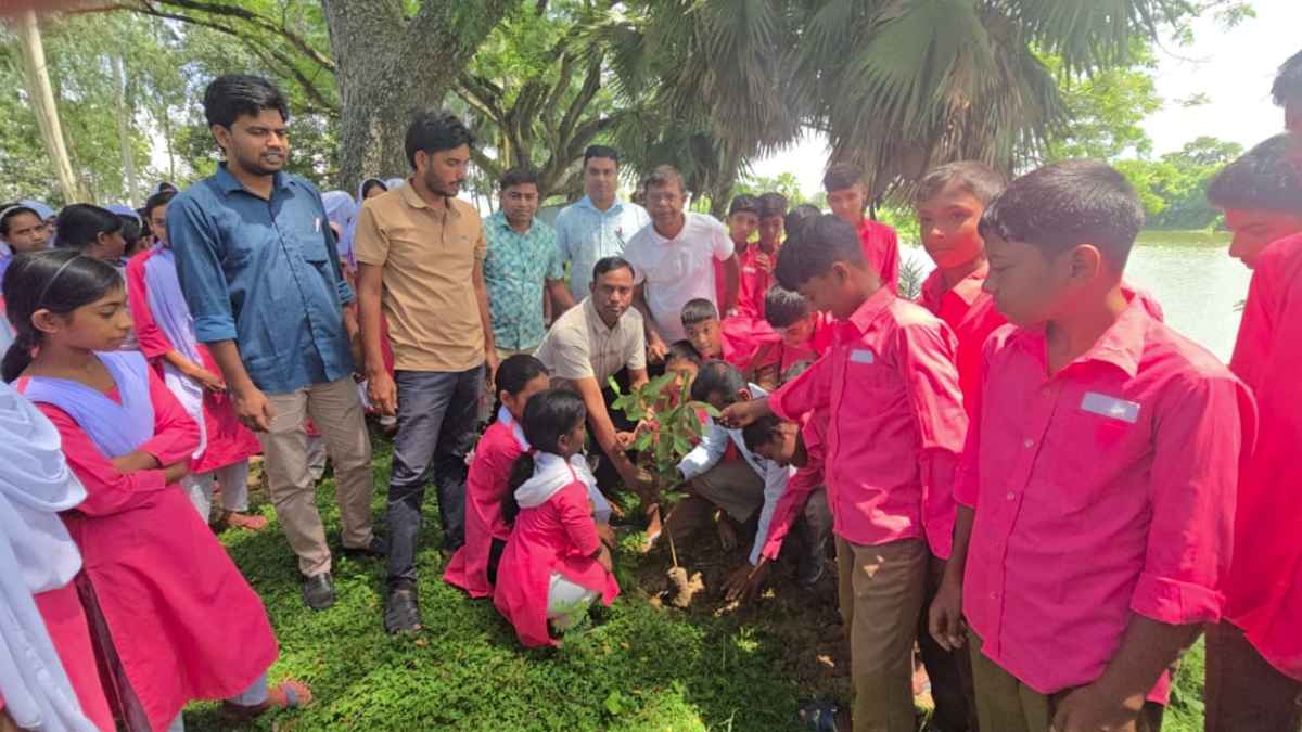 নাটোরে ‘ওয়ান চাইল্ড, ওয়ান ট্রি’ কর্মসূচি পালিত