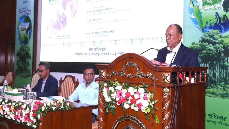 গাছ লাগানোর পর বাঁচানোর দায়িত্বও নিতে হবে: পরিবেশমন্ত্রী