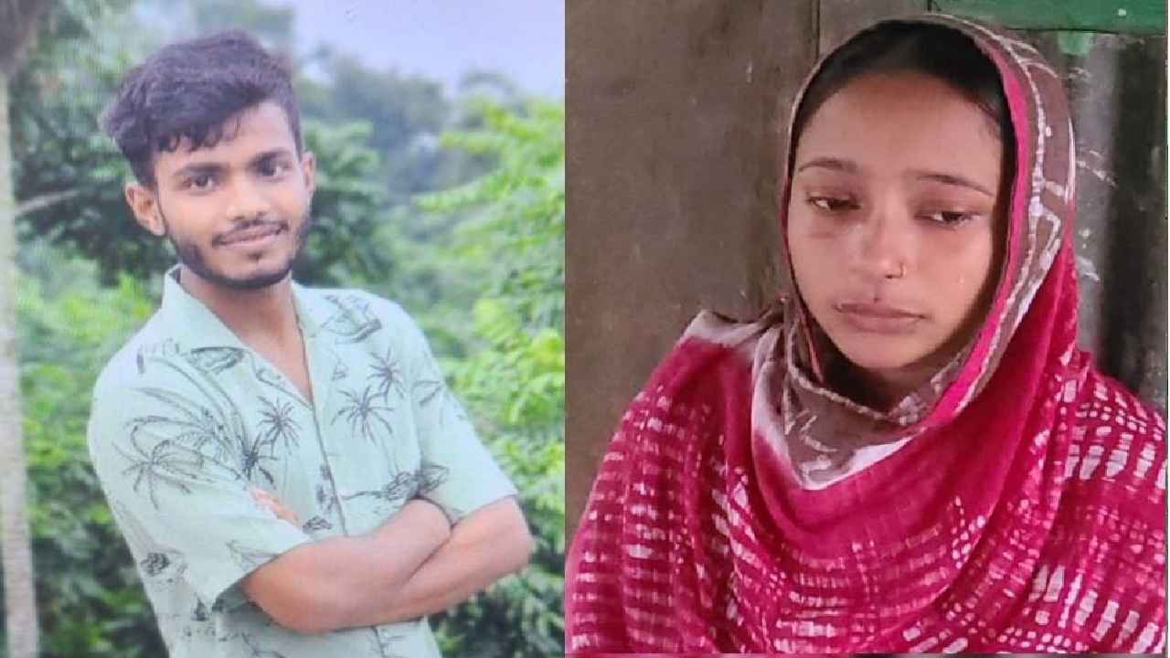 বিয়ের দাবিতে প্রেমিক রাতুলের বাড়িতে ব্রাহ্মণবাড়িয়ার তরুণী সানিয়ার অনশন