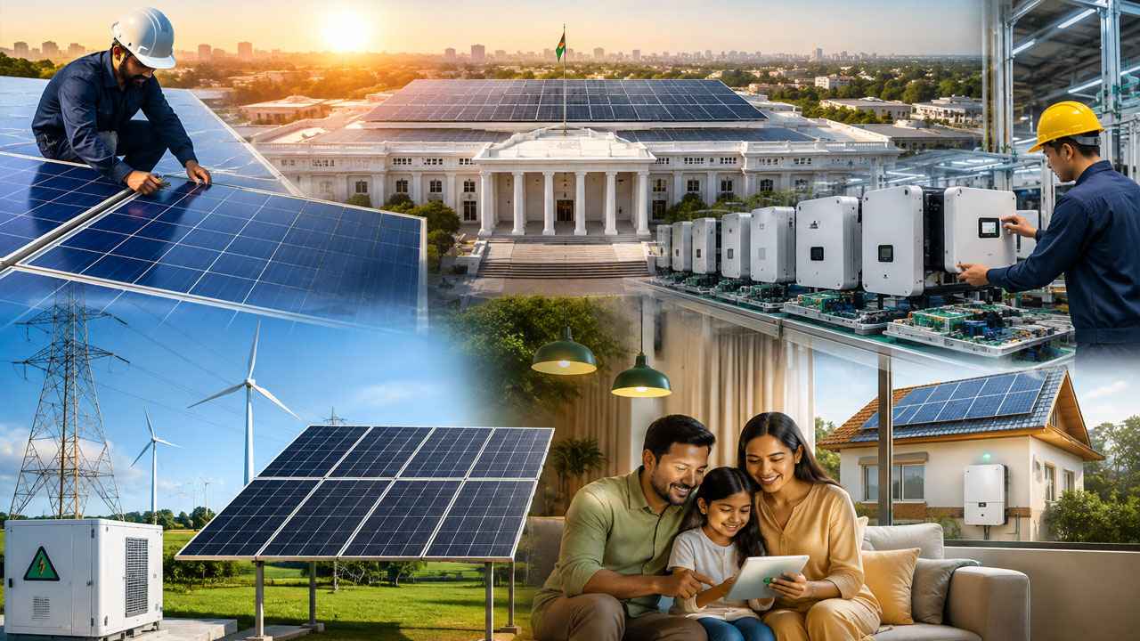 বঙ্গভবন-সংসদসহ সরকারি গুরুত্বপূর্ণ ভবনে বসবে সৌর প্যানেল