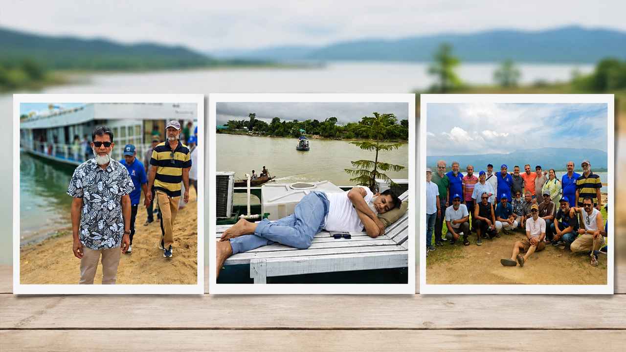 মন্ত্রিত্বের ব্যস্ততা ভুলে প্রটোকলবিহীন হাওর ভ্রমণে হাবিবুর রশিদ