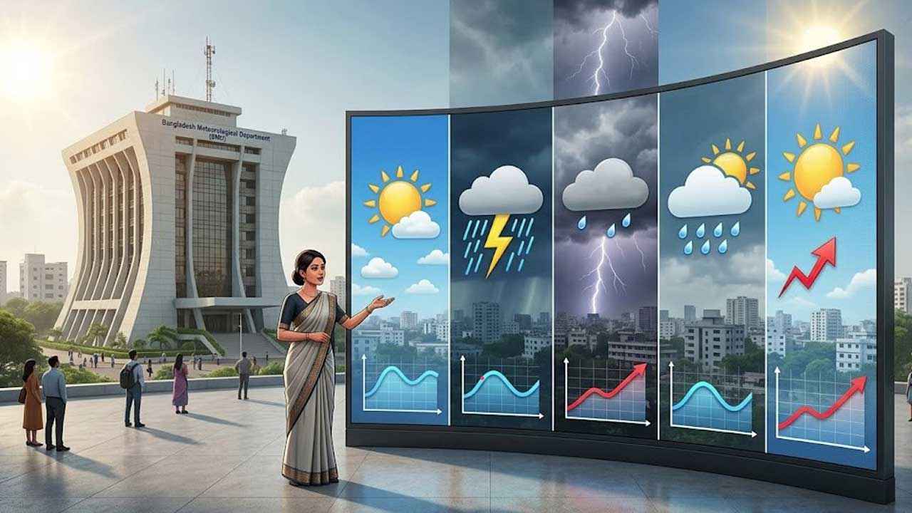 সন্ধ্যার মধ্যে যেসব অঞ্চলে ৬০ কিমি বেগে ঝড়ের শঙ্কা