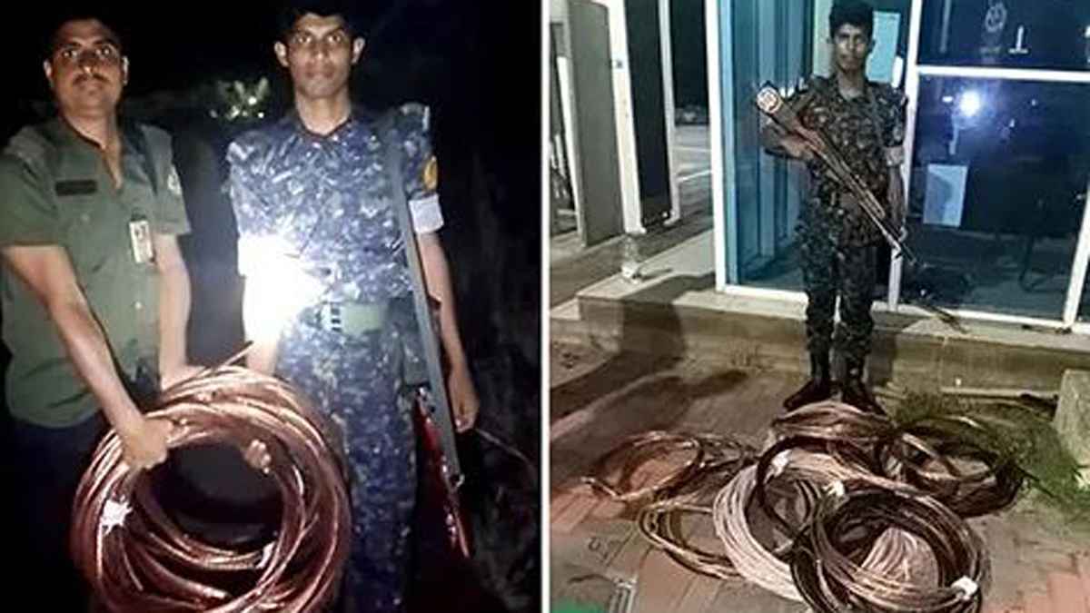 মাতারবাড়ি তাপবিদ্যুৎ কেন্দ্রে তার চুরির চেষ্টা রুখে দিলো আনসার সদস্য