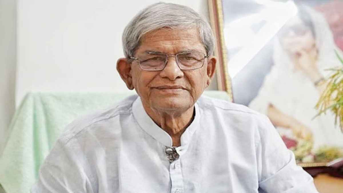 বিএনপির সব পদ ছাড়লেন মির্জা ফখরুল