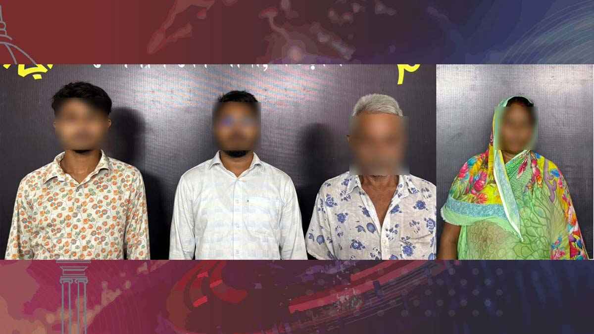 গাইবান্ধায় চাচাকে কুপিয়ে হত্যা, ভাতিজাসহ গ্রেফতার ৪