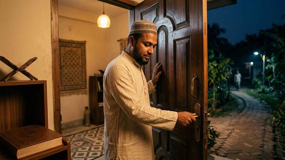 দরজা বন্ধ করার সময় এই আমলটি কি করেন?