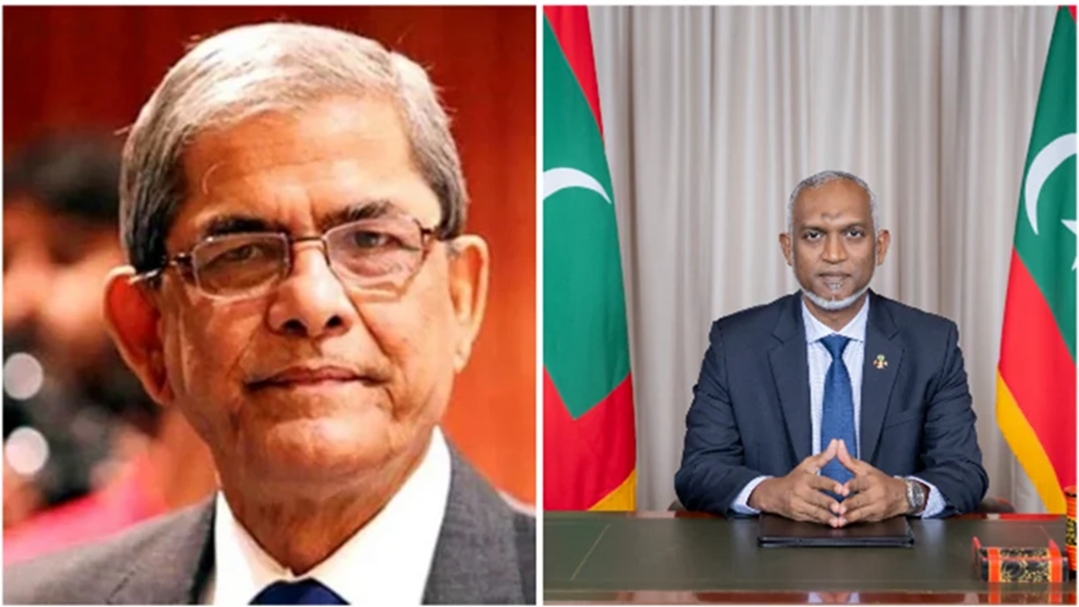 মির্জা ফখরুলকে মালদ্বীপের প্রেসিডেন্টের অভিনন্দন