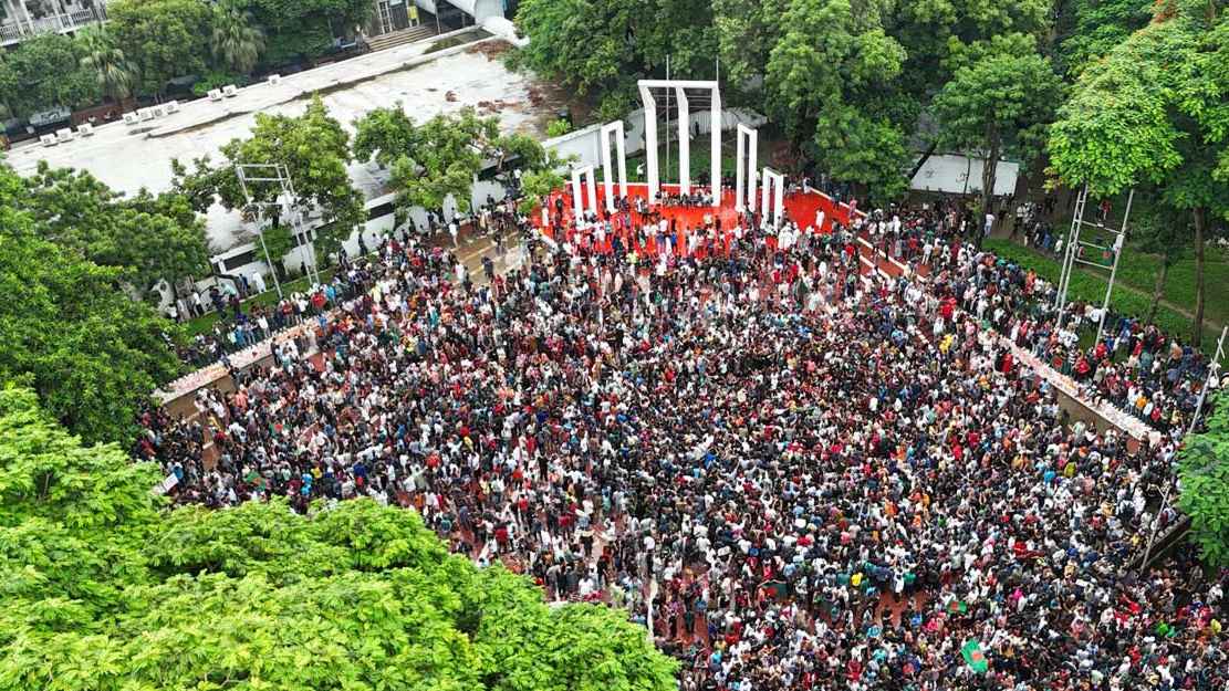 ফিরে দেখা ৩৪ জুলাই: শহীদ মিনার থেকে সরকার পতনের এক দফা ঘোষণা