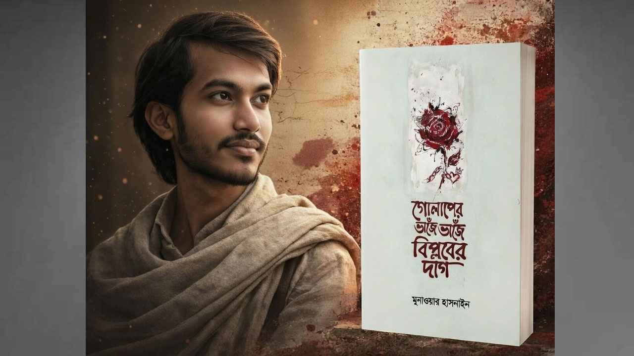বইমেলায় প্রথম কাব্যগ্রন্থ নিয়ে আসছেন মুনাওয়ার হাসনাইন