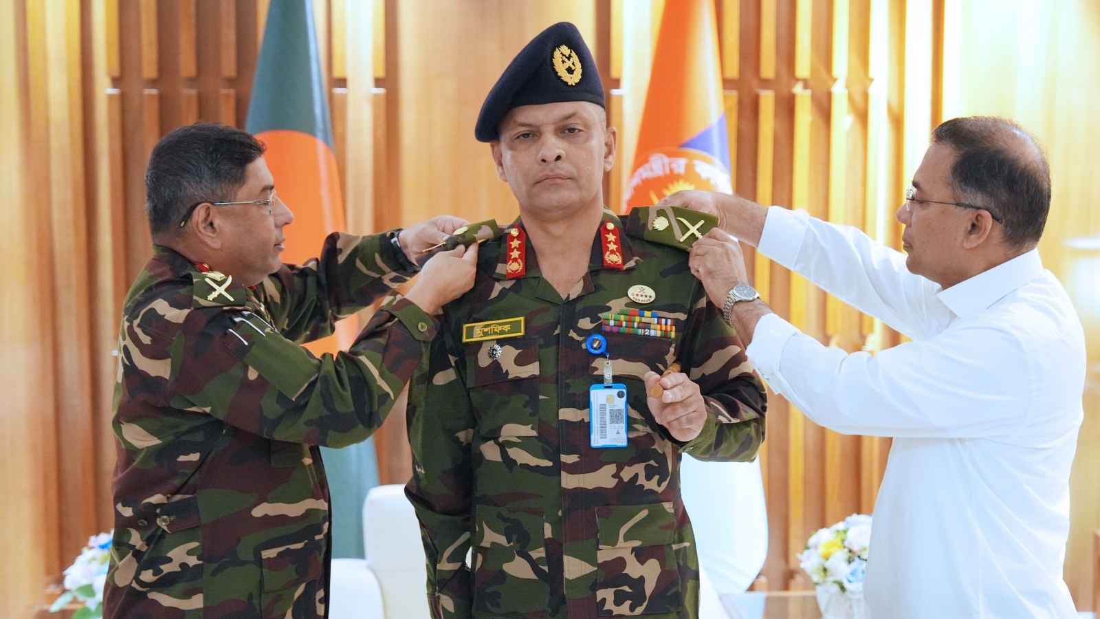 সশস্ত্র বাহিনী বিভাগের নতুন প্রিন্সিপাল স্টাফ অফিসারের দায়িত্ব গ্রহণ