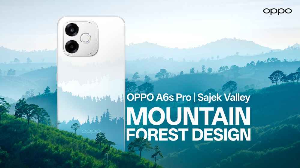 সাজেক ভ্যালি অনুপ্রাণিত ‘মাউন্টেন ফরেস্ট ডিজাইন’ আনছে অপো এ৬এস প্রো 