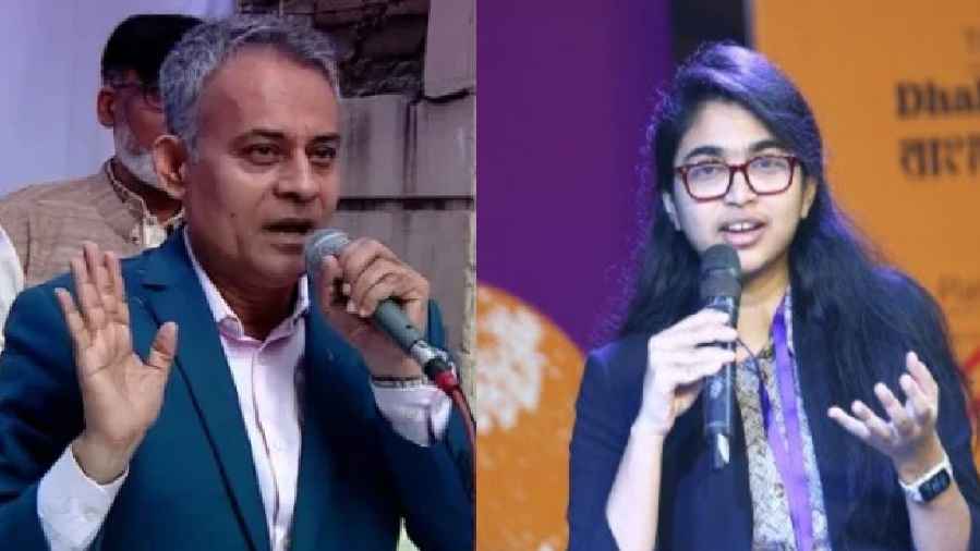 Minister Sheikh Rabiul Alam and Tasnim Zara 1