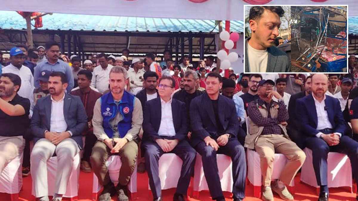 ওজিলের গাড়িবহরে দুর্ঘটনা; রোহিঙ্গা ক্যাম্পে মানবিক বার্তা