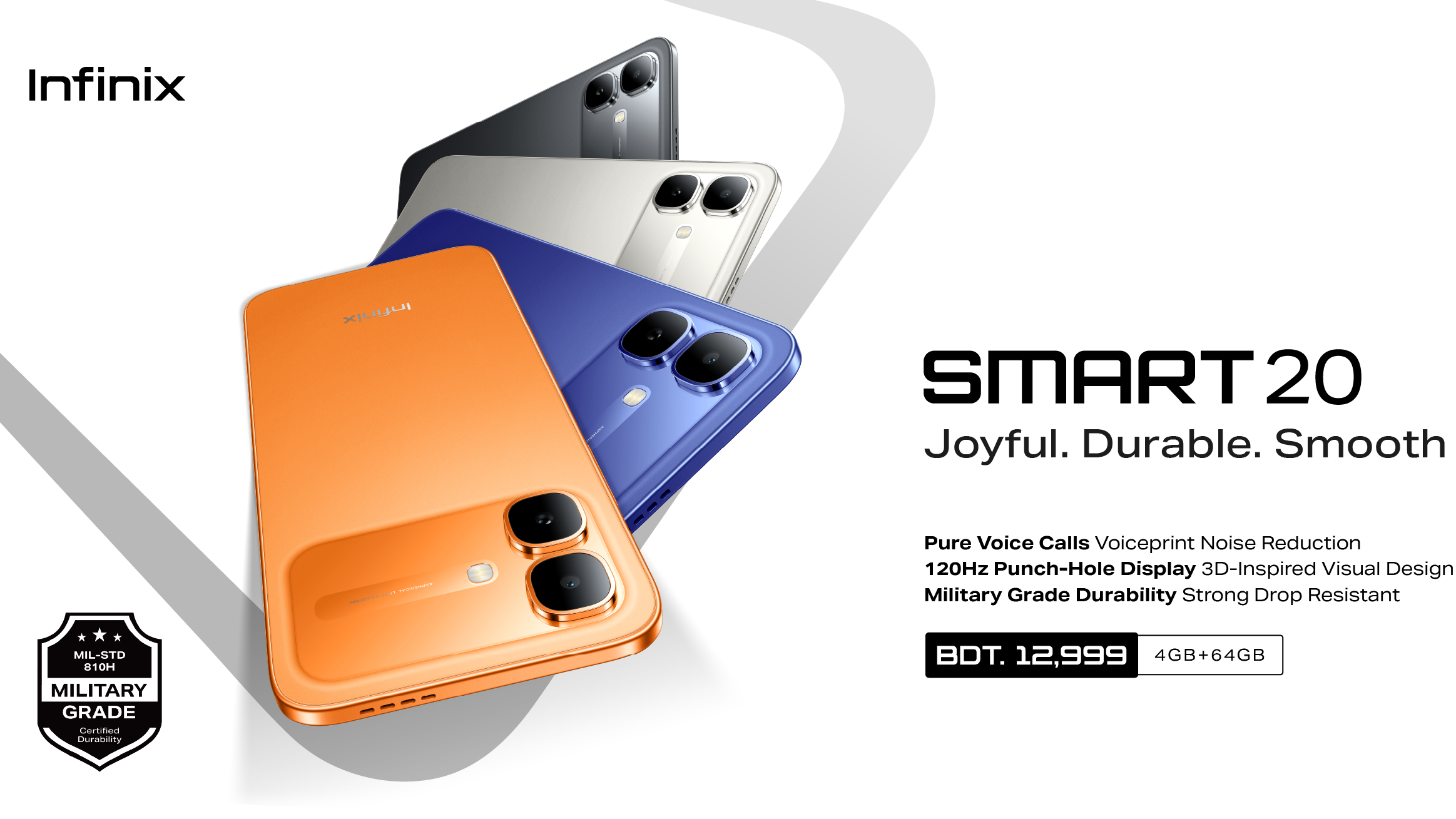 দেশে সাশ্রয়ী বাজেটের স্মার্ট ২০ ফোন আনল ইনফিনিক্স