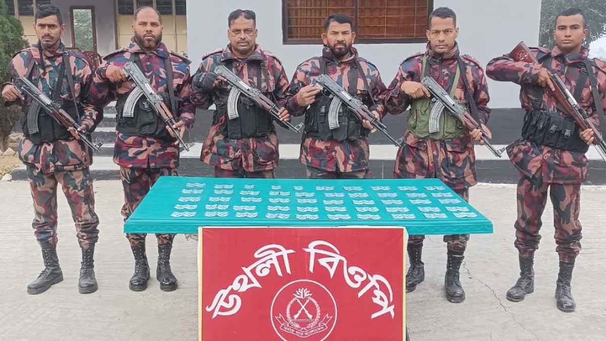 চুয়াডাঙ্গায় বিপুল পরিমাণ মাদক উদ্ধার