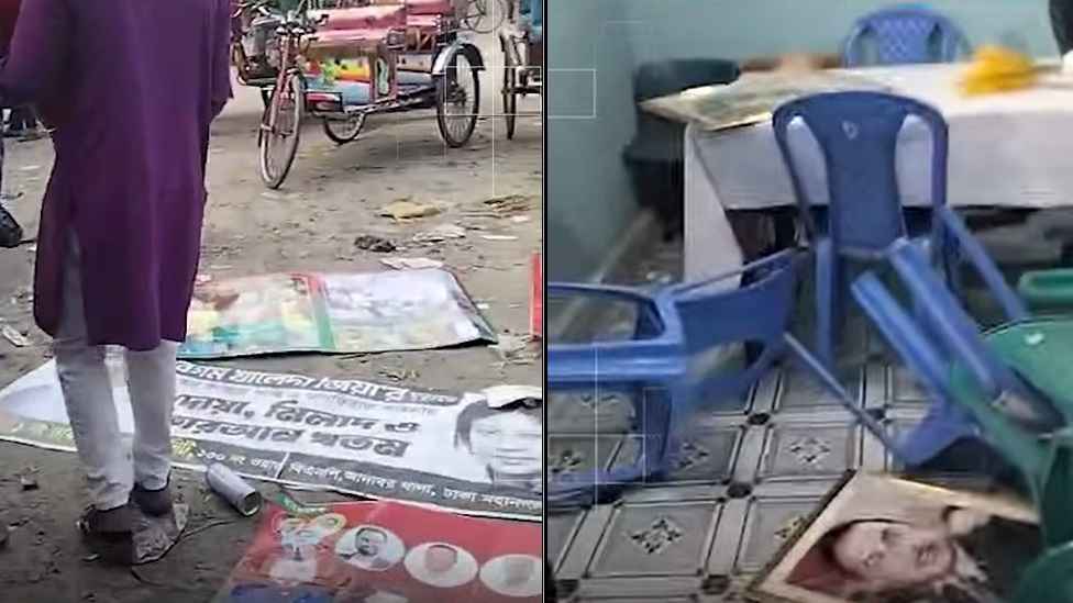 মোহাম্মদপুরে বিএনপির অফিস দখলে নিতে ছাত্রদলের হামলা-ভাঙচুর