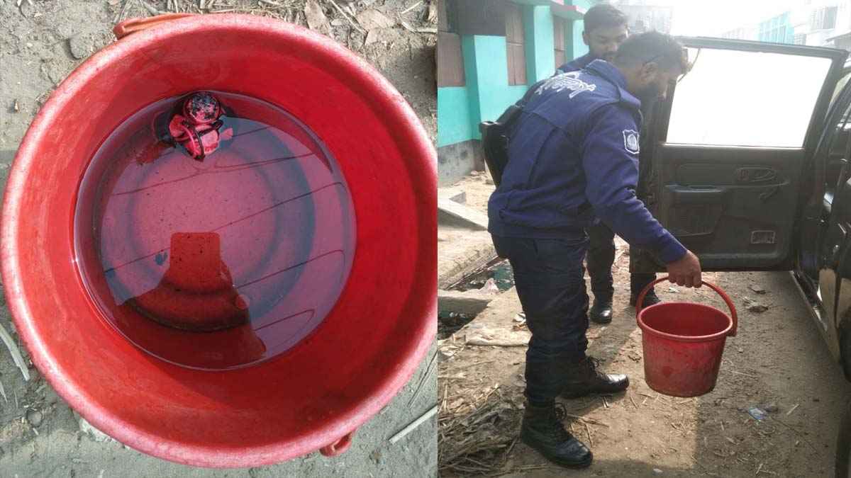 মুজিবনগরে বাড়ির পাশ থেকে ককটেল সদৃশ বস্তু উদ্ধার