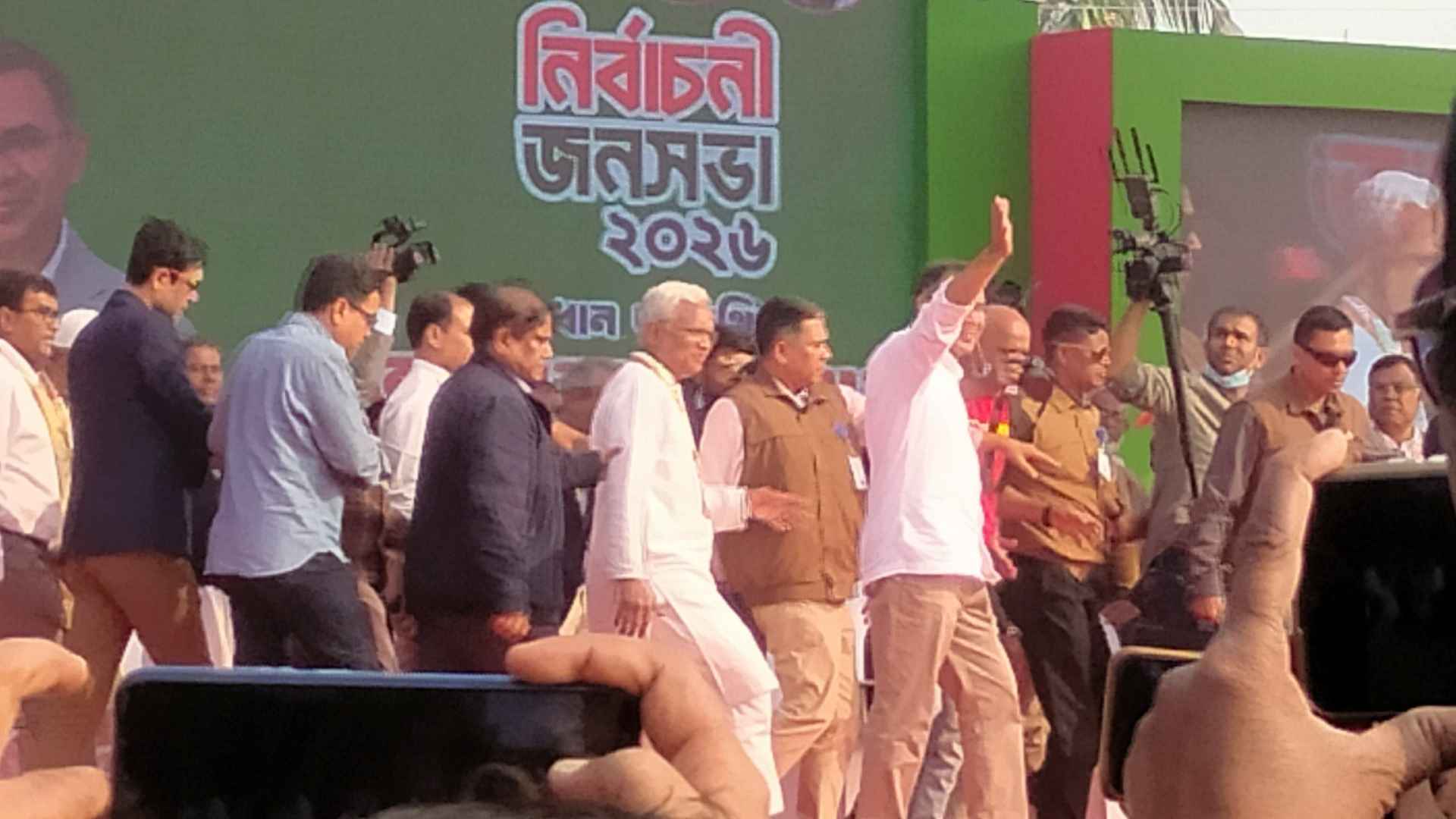 দিনাজপুরে জনসভায় তারেক রহমান