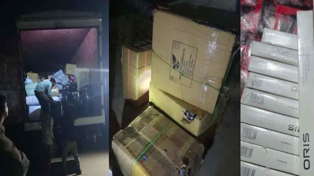 চট্টগ্রামে বিপুল পরিমাণ বিদেশি সিগারেট জব্দ