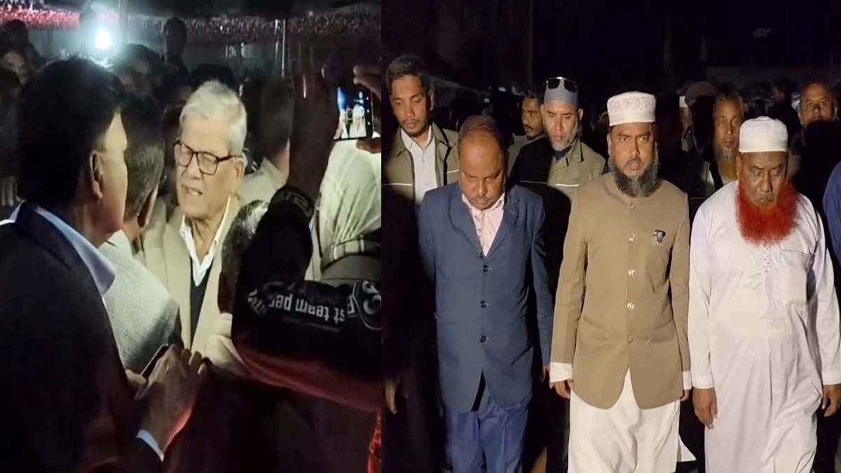 রমেশ সেনের শেষ শ্রদ্ধা জানালেন বিএনপি মহাসচিব ও জামায়াত নেতা দেলাওয়ার